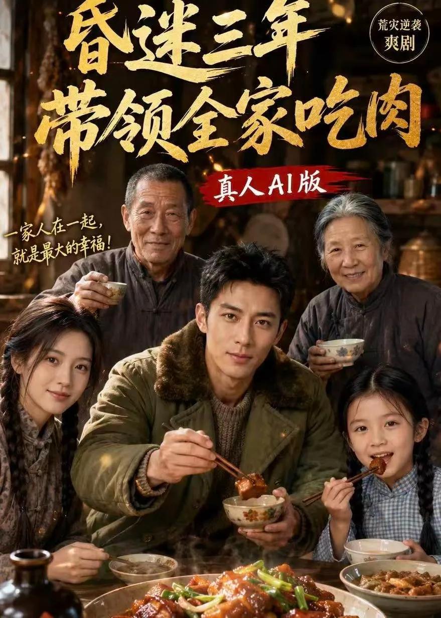 昏迷三年,带领全家吃肉