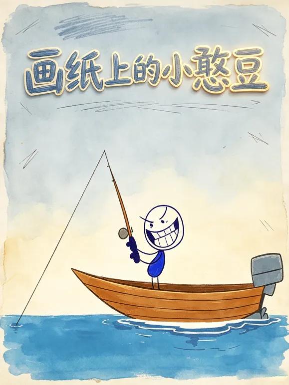 画纸上的小憨豆
