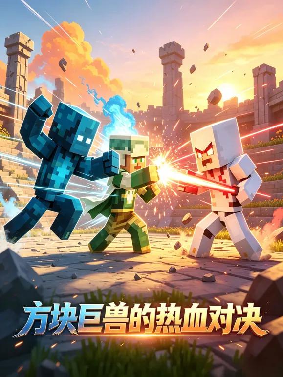 方块巨兽的热血对决