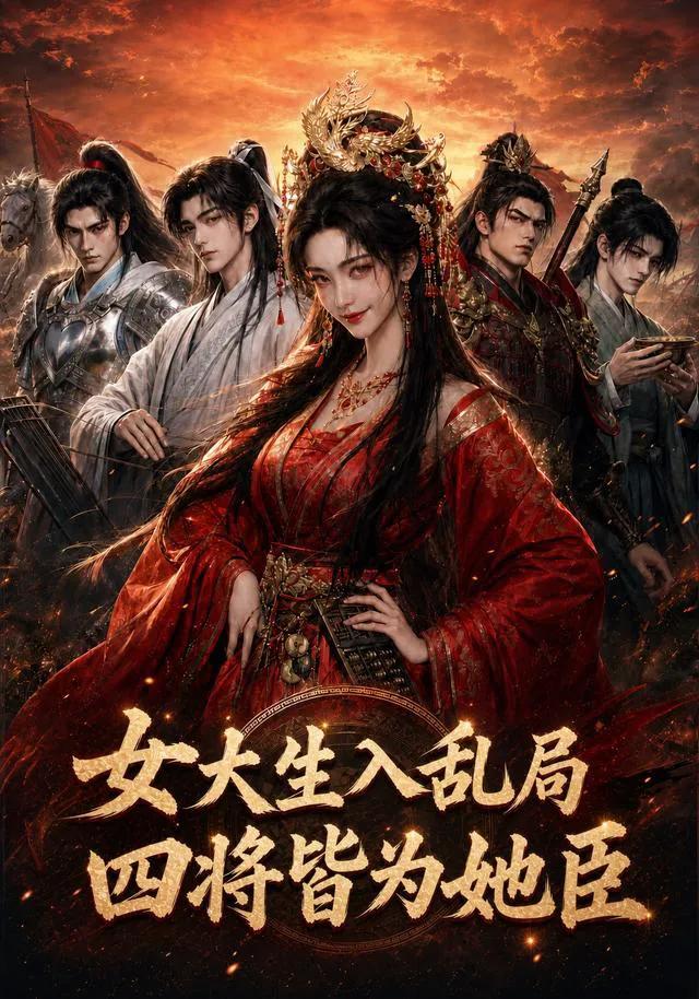 女大生入乱局,四将皆为她臣